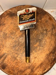 Miller Draft MGD kaltgefiltertes Bier Zapfhahn Griff 4,5" schwarz gold - Bild 1 von 7