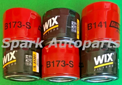 Case of 6 Engine Oil Filter WIX 51381 BALDWIN B173-S B141 For FIAT, CHEVROLET — 第 1/3 张图片