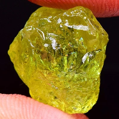 VERY NICE 13.65ct NATURAL100% UNHEATED YELLOW MALI GARNET ROUGH NR! - Image 1 of 3