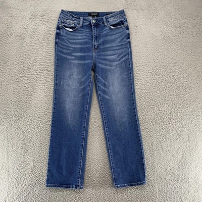 Judy Blue Dad Jeans Womens 11/30 Blue Jean Straight Leg Stretch Denim JB8831 - Image 1 of 4