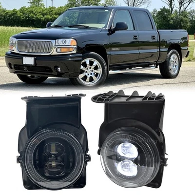 Luces antiniebla LED de parachoques para GMC Sierra 1500 Sierra 2500 HD Sierra 3500 2004-2006 Foto 1 de 4