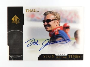 Auténtico Dale Jarrett Sign of the Times 1999 SP en tarjeta automática - Imagen 1 de 2