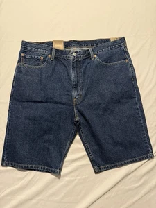 Levis 505 Shorts Herren 40 Blau Denim Regular Fit Jeansshorts Classic Baumwolle Neu - Bild 1 von 9