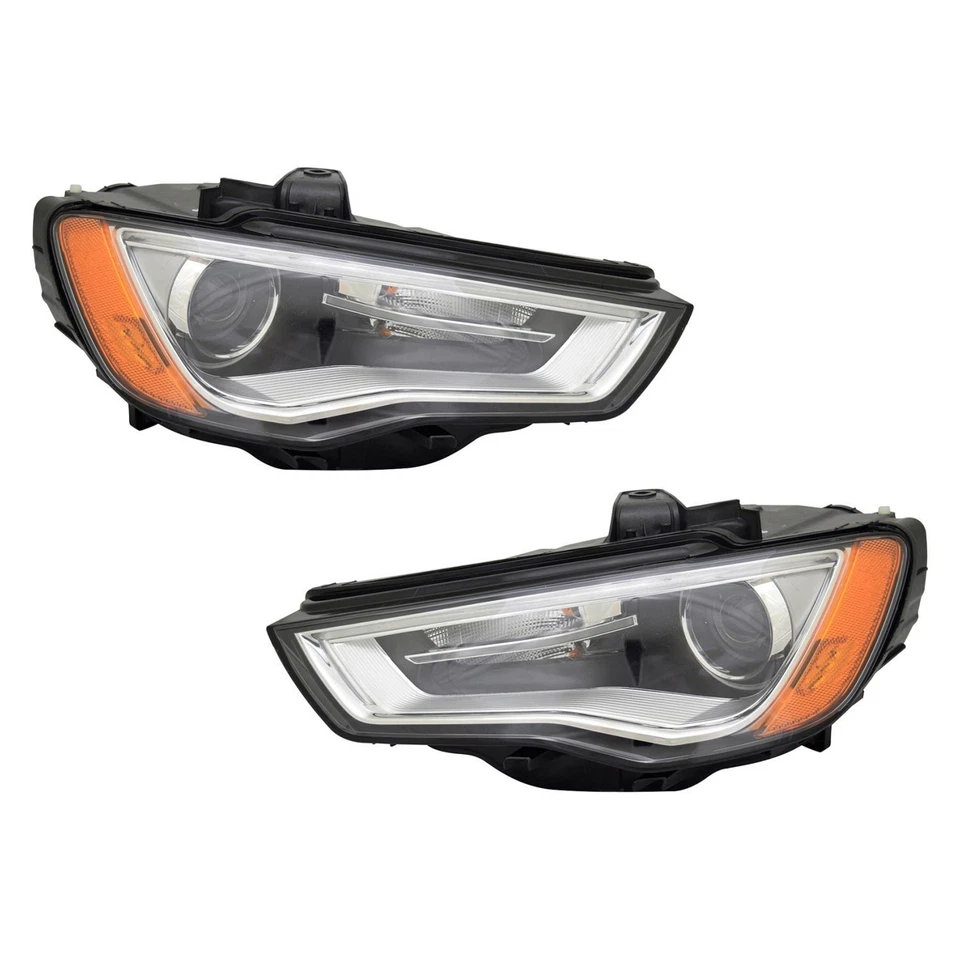 For Audi A3 15-16 Headlight Set Driver & Passenger Side Replacement Headlight Foto 1 de 1