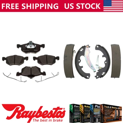 Kit pastillas de freno y zapatas de freno delanteras traseras de cerámica para Mercury Mariner 2007 Foto 1 de 4