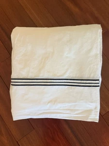 Pine Cone Hill Queen Flat FINE LINENS Sheet 100% COTTON LUXURY Bedding - Picture 1 of 4