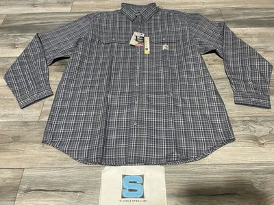 NEW Carhartt Flame Resistant Loose Fit Twill Shirt FR Size 2XLT 2XL Tall - Image 1 of 4