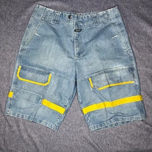 Pantaloncini jeans Marithe Francois Girbaud navetta navetta denim cargo vintage taglia 40 - Foto 1 di 8