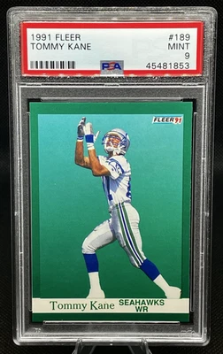 Fleer Tommy Kane 1991 No. 189 PSA 9 **POP 1 Ninguno Superior** ¡ENVÍO GRATUITO!! Foto 1 de 3