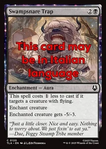 MTG 4x SWAMPSNARE TRAP EXC - TRAPPOLA PALUDOSA 120 - TLA - MAGIC - Picture 1 of 1