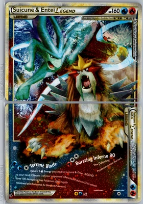 ULTRA RARE Suicune & Entei Legend Set 94/95 Pokemon Holo HGSS Unleashed - NM - Image 1 of 4