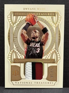 Dwyane Wade Game Used Patch 2020-21 Panini National Treasures Timeless /25 SSP - Bild 1 von 3