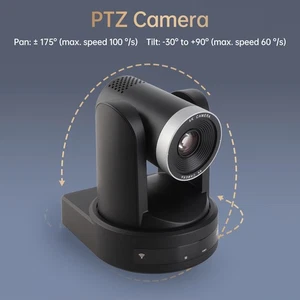 (BlackEU-2)Conference PTZ Camera 4K 8MP HD USB 5.8G Video Conference DY9 - Afbeelding 1 van 12
