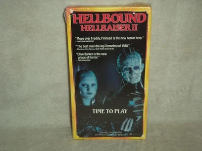 HELLRAISER 2 HELLBOUND VHS SEALED, HORROR New Sealed 1990, Rare - Image 1 of 4
