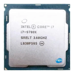 Intel Core I7 9700k CPU Processor LGA 1151 V2 Srg15 8c/8t 3,60gh Reconditioned - Picture 1 of 6