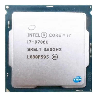 Intel Core I7 9700K Processor CPU LGA 1151 V2 SRG15 8C/8T 3.60GH Refurbished - Image 1 of 4