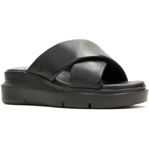Hush Puppies Uplift Leather Women's Black Sandals - Picture 1 of 7