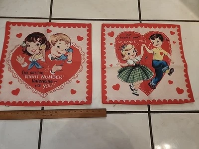 Juego de 2 Fundas de Almohada Estilo Vintage Retro Día de San Valentín 15.5"x15.5" LQQK LOVE Foto 1 de 4