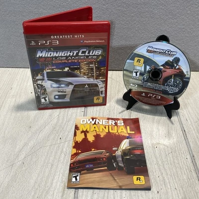 Midnight Club LA Complete Edition PS3 (Sony PlayStation 3) CIB Complete - Image 1 of 4