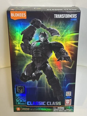 New Blokees Classic Action Figure 05 Optimus Primal Robot Transformers Model Kit - Image 1 of 4