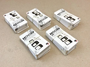 Wholesale Lot Of 100 Noosy SIM Card Adapter Nano Micro Kit with SIM Tray Ejector - Picture 1 of 2