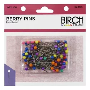 Birch Berry Pins - Pearl Head - Picture 1 of 1
