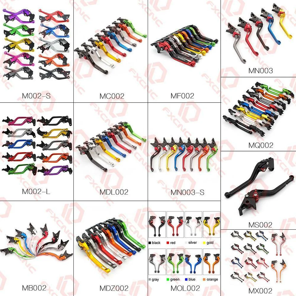 Palanca de embrague de freno negra CBR150R 2004-2015 FXCNC para HONDA CBR125R 2004-12 Foto 1 de 4