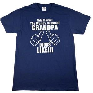 ¡¡¡Así es como se ve el GRANPA más grande del mundo!!! - Camisa Talla M Azul U13 - Imagen 1 de 4