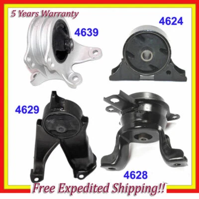 Motor & Trans Mount 06-12 Mitsubishi Eclipse Galant 2.4L Set 4PCS For Auto M964 - Image 1 of 4
