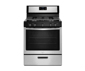 Whirlpool 30" Black On Stainless 5 Burner Freestanding Gas Range - WFG505M0BS - Picture 1 of 3