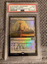 Foil Reliquary Tower League Promo PSA 6 EX-MT  MTG