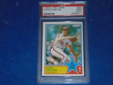1983 O-PEE-CHEE #384 STEVE CARLTON PSA 9 OC
