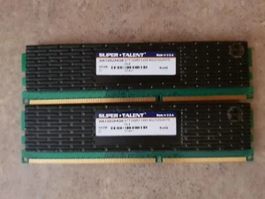 SUPER TALENT WA133UX4G9 DDR3 4GB (2X2GB) KITS DESKTOP RAM MEMORY / B3-7 - Picture 1 of 3