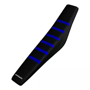 Yamaha YZ 85 2002 2003 2004 2005 Gripper gerippter Sitzbezug schwarz blaue Rippen - Bild 1 von 2