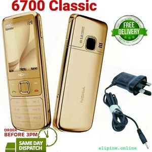 Nokia 6700 Classic GSM 3G GPS Mobile Phones Unlocked 5MP-*GOLD* - Picture 1 of 4