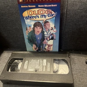 Dude, Wheres My Car? (2001 VHS) Ashton Kutcher Seann William Scott Goofy Comedy - Picture 1 of 3