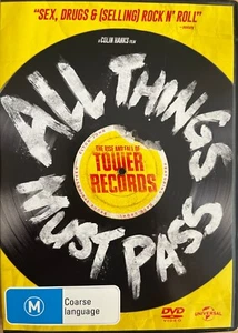 ALL THINGS MUST PASS: The Rise And Fall Of Tower Records DVD 2015 Doco AS NEW! - Bild 1 von 2