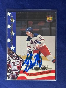 #8 Steve Christoff signiert 1995 Signature Rookies Miracle on Ice 1980 Goldmedaille - Bild 1 von 11