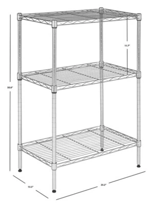 Safavieh SIERRA MINI 3 TIER SHELVE, Reduced Price 2172746117 HAC2000B - Image 1 of 4