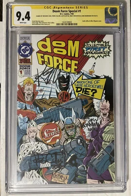 Doom Force Special #1 CGC SS 9.4 Signed 5x Keith Giffen Walt Simonson NM - Image 1 of 3