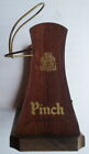Vintage Wooden and Metal Pinch Whisky Bottle Holder and Cradle or Swivel Pourer