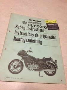 Honda Goldwing GL1100DX Gl 1100 Dx Dorado Manual Preparación Instalacion Manual - Imagen 1 de 7