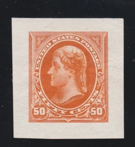 US 260P2 50c Jefferson Roosevelt Die Proof SCV $250 - Picture 1 of 2