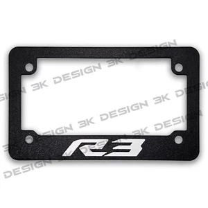 Marco de matrícula texturizado para motocicleta Yamaha YZF R3 (TODOS LOS AÑOS) - Imagen 1 de 2