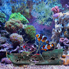 Fish Tank Turtle Resin Boat Sculpture Aquarium Decorations Gift