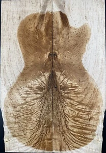 Tapa de guitarra de madera de arce rizado a juego Luthier Supply - Imagen 1 de 4
