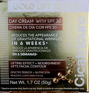 Crema de día Cicatricure Gold Lift. Crema hidratante y protector solar antiarrugas. 1,7 oz - Imagen 1 de 2