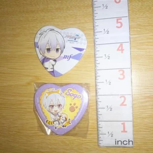 Insignia de lata de corazón A42276 IDOLiSH7 i7 MEZZO Sogo Osaka - Imagen 1 de 4