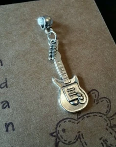 Guitar pendant tibetan silver - Picture 1 of 2