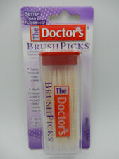 2PK The Doctor's Brushpicks with Case 120 Interdental Toothpicks 042037411121VL